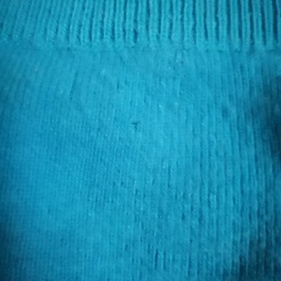 Blue wool elastic skirt - Picture 7 of 9